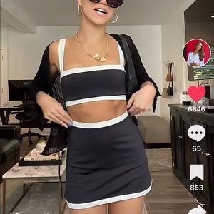 Reformation Adelina Ecomove Two Piece Set